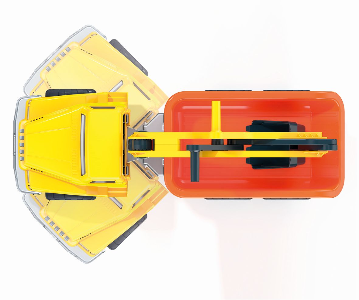 Giant Trucks sklápěč se lžicí - délka 77 cm