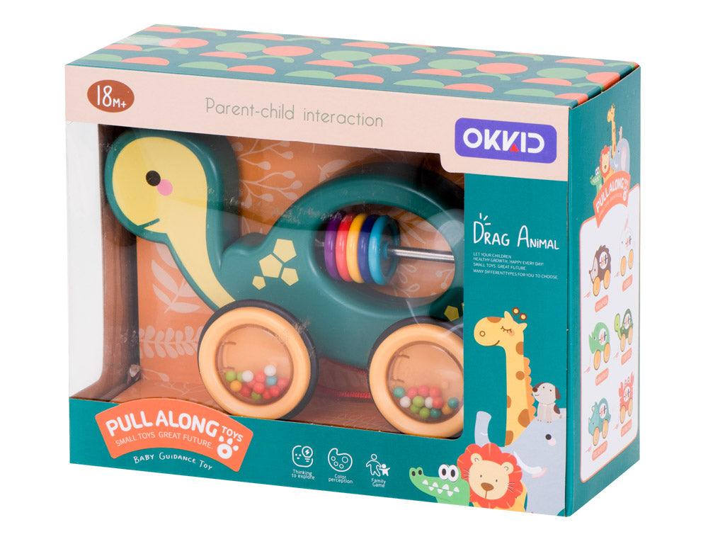 Mobilní chrastítko želva na provázku