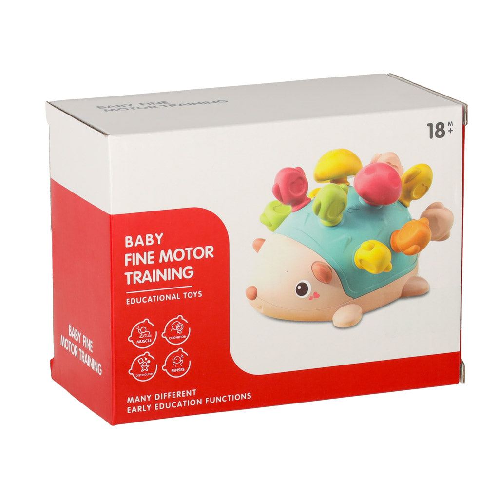 Montessori senzorický ježek (zelený)