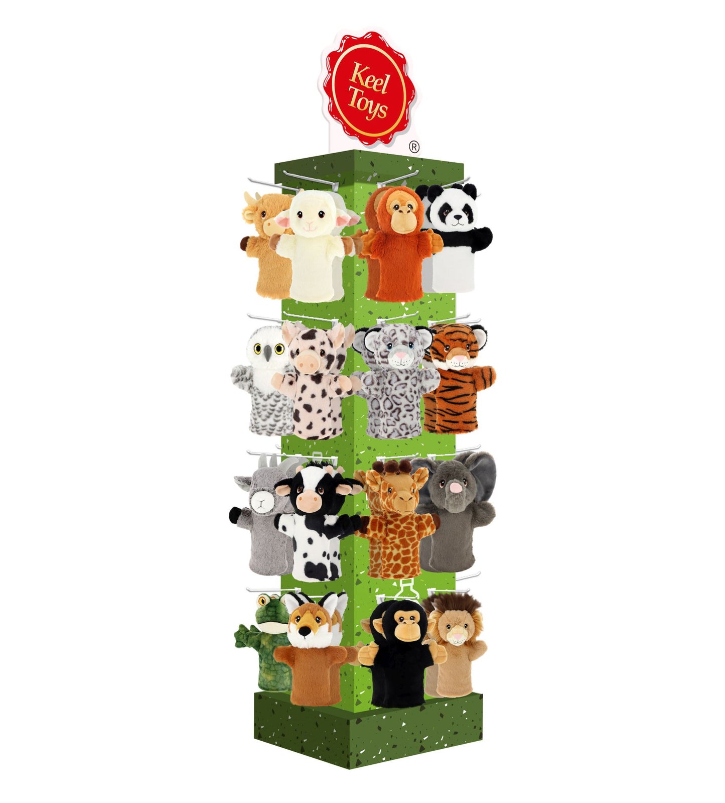 Keel Toys Keeleco Opice - eko plyšový maňásek na ruku 27 cm