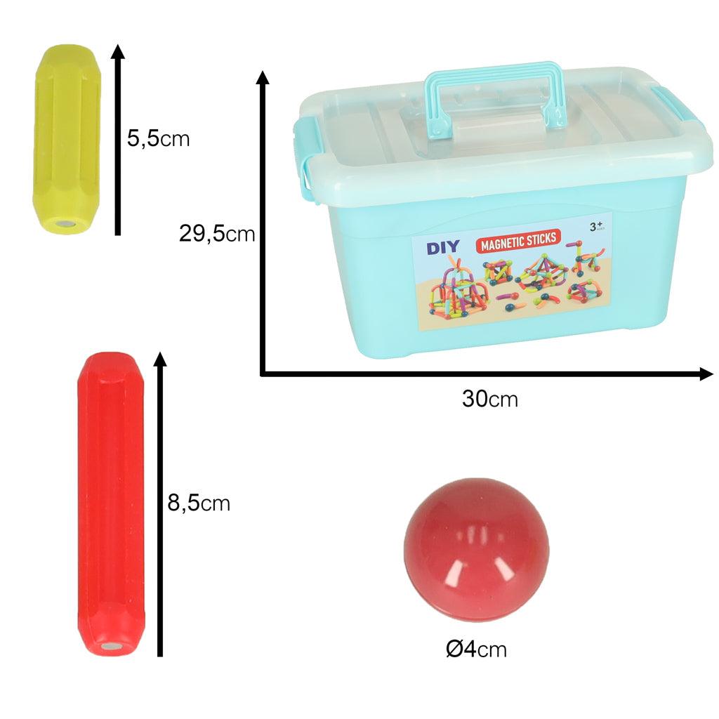 Magnetická stavebnice 100 kostek pro děti