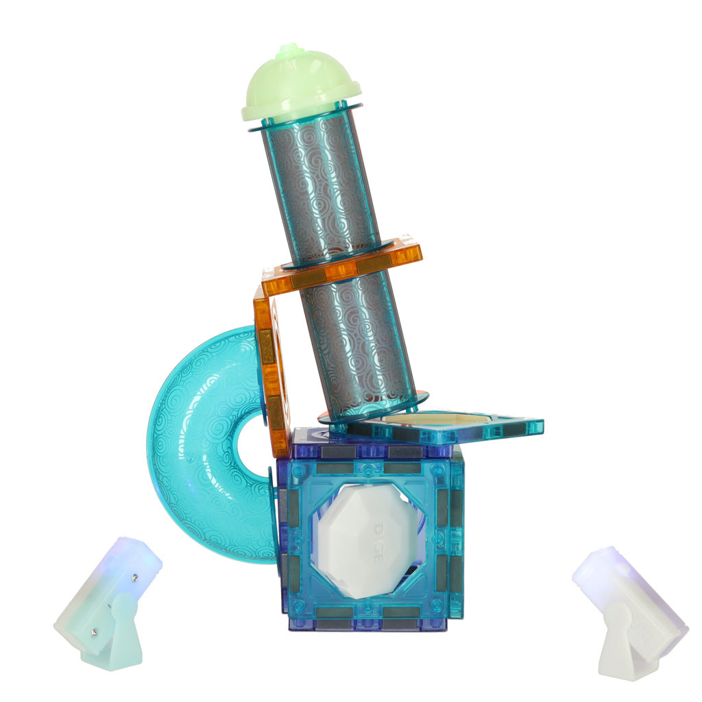 Svítící magnetická kuličková dráha 49 kusů