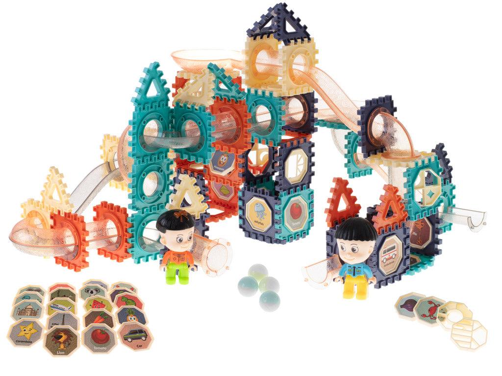 Barevná kuličková dráha 156 dílů