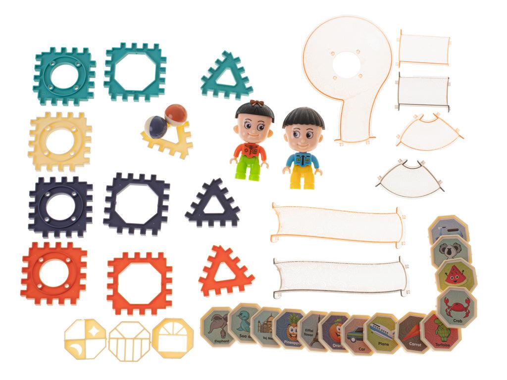 Barevná kuličková dráha 156 dílů