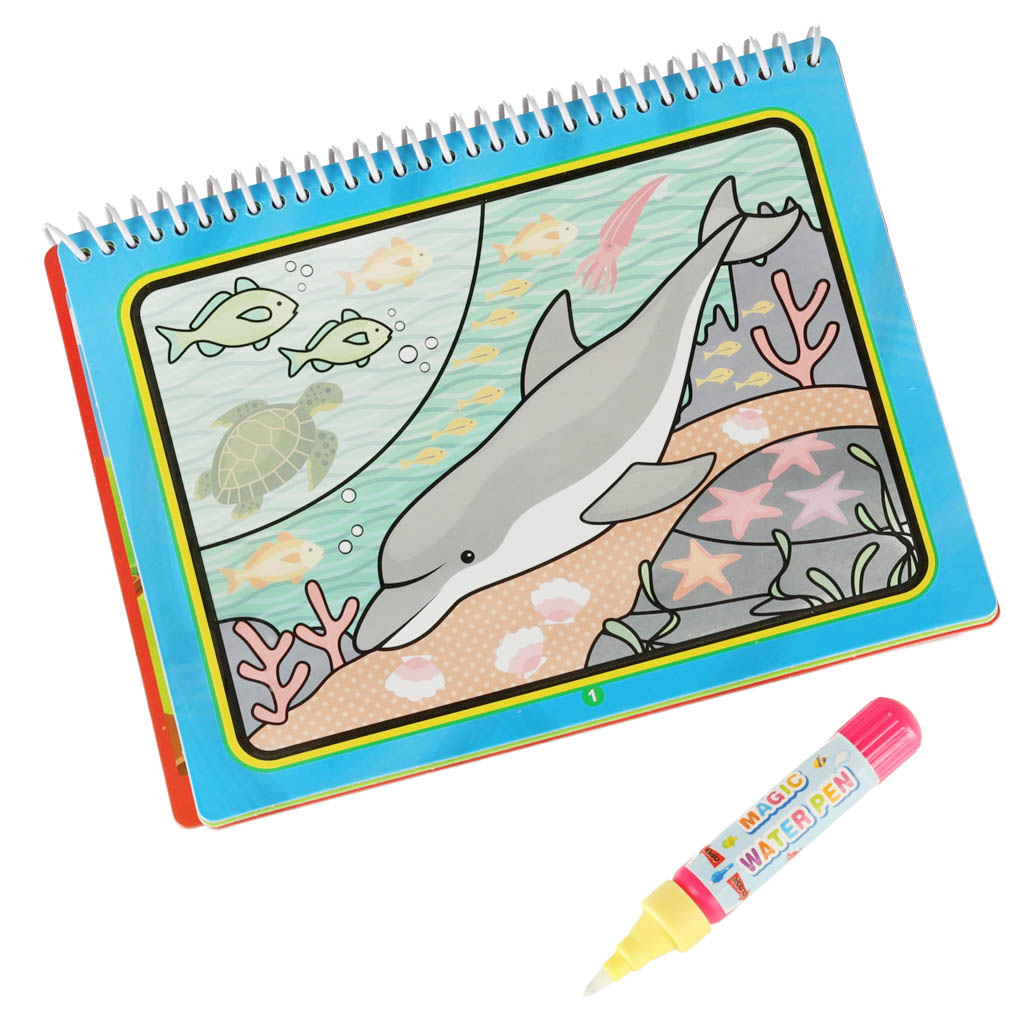 Vodní omalovánka se štětcem – Farma