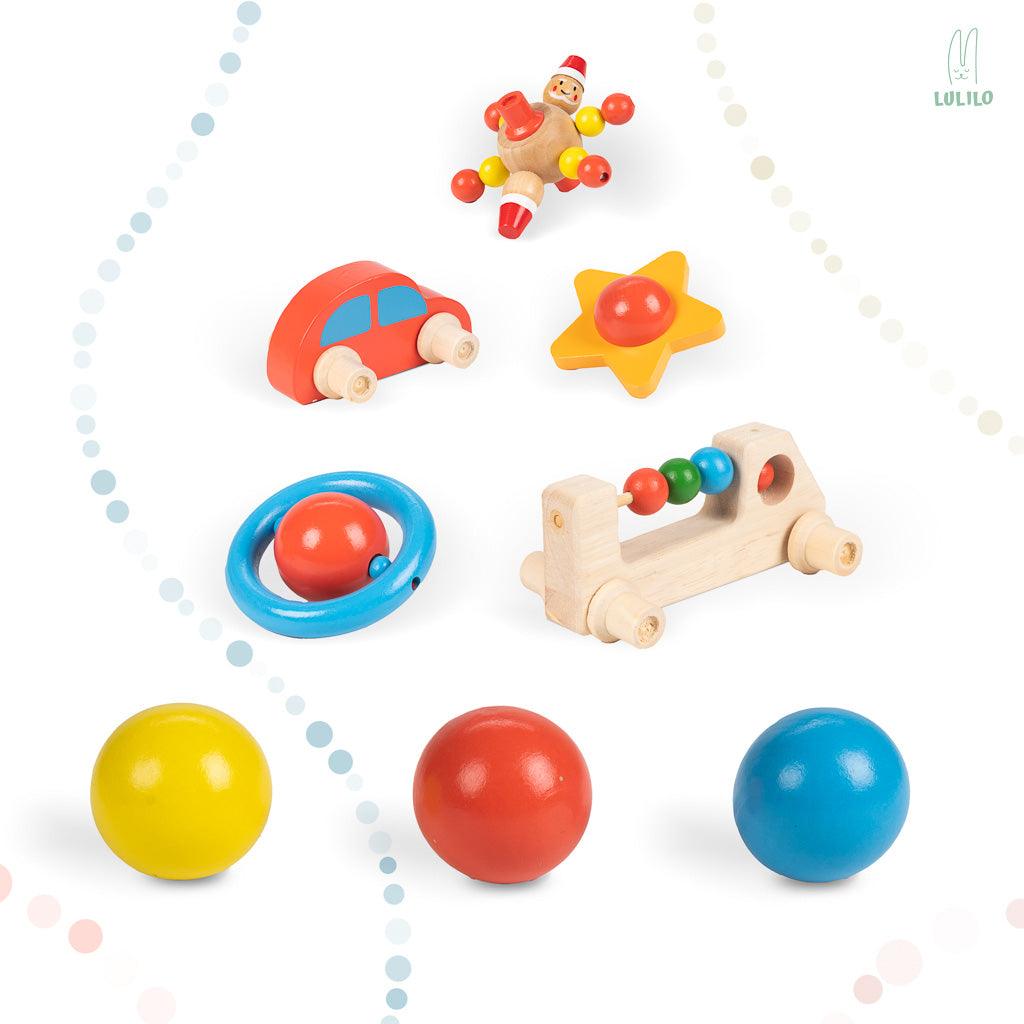 Dřevěná kuličková dráha XXL