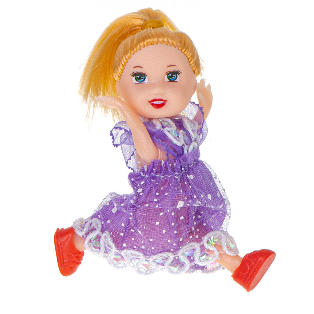 Sada mini panenek do domečku pro panenky – 3 ks (10 cm)