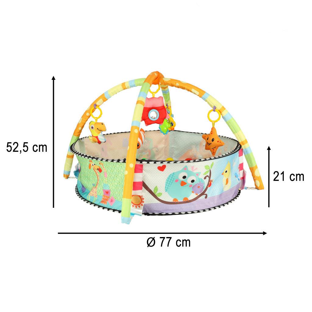 Hrací podložka s chrastítky a míčky