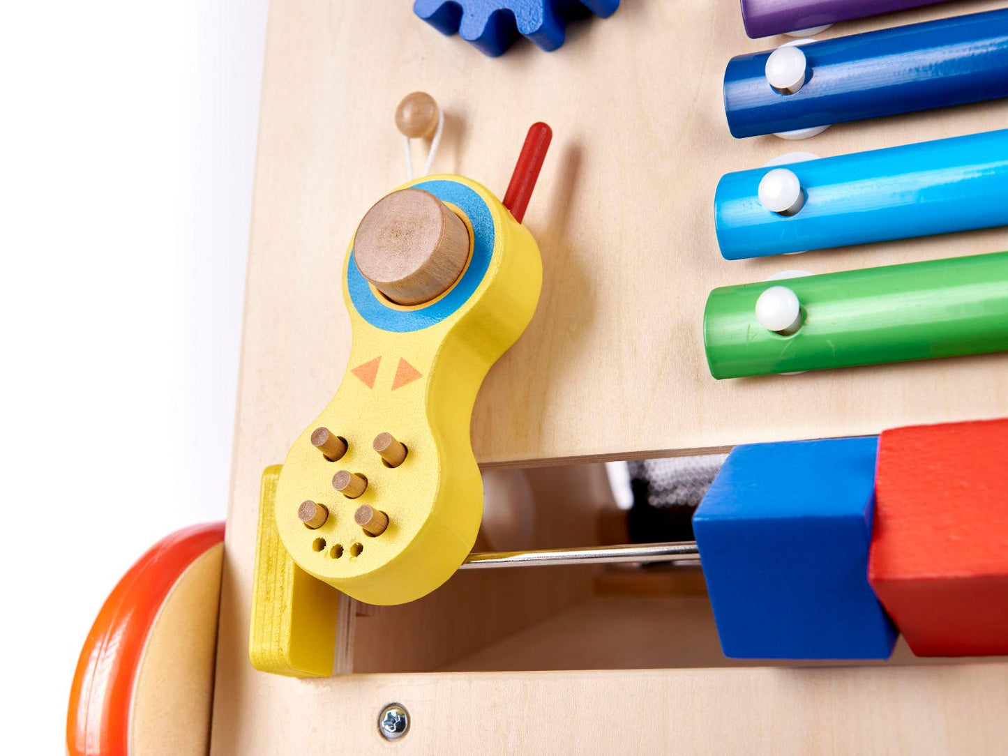 Dřevěné vzdělávací chodítko s výukovými prvky 6v1