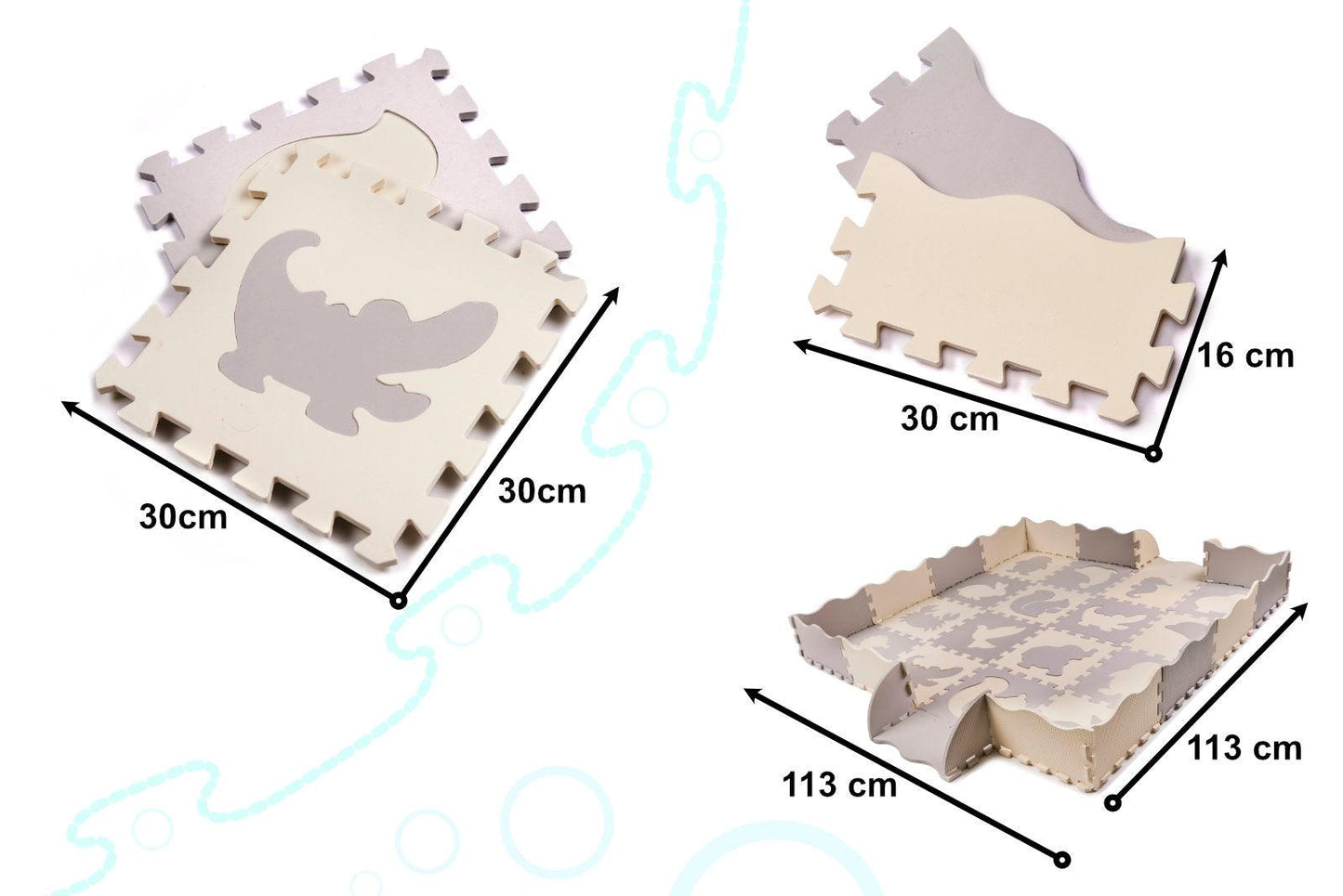 Skládací pěnová podložka 36 ks