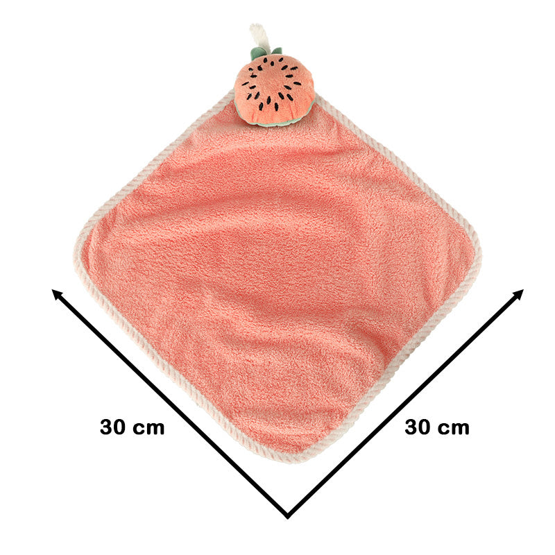Dětský ručníček na ruce – růžový meloun, 30 × 30 cm