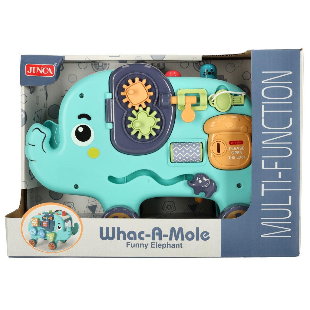 Interaktivní třídič kostek Montessori sloník 26 cm