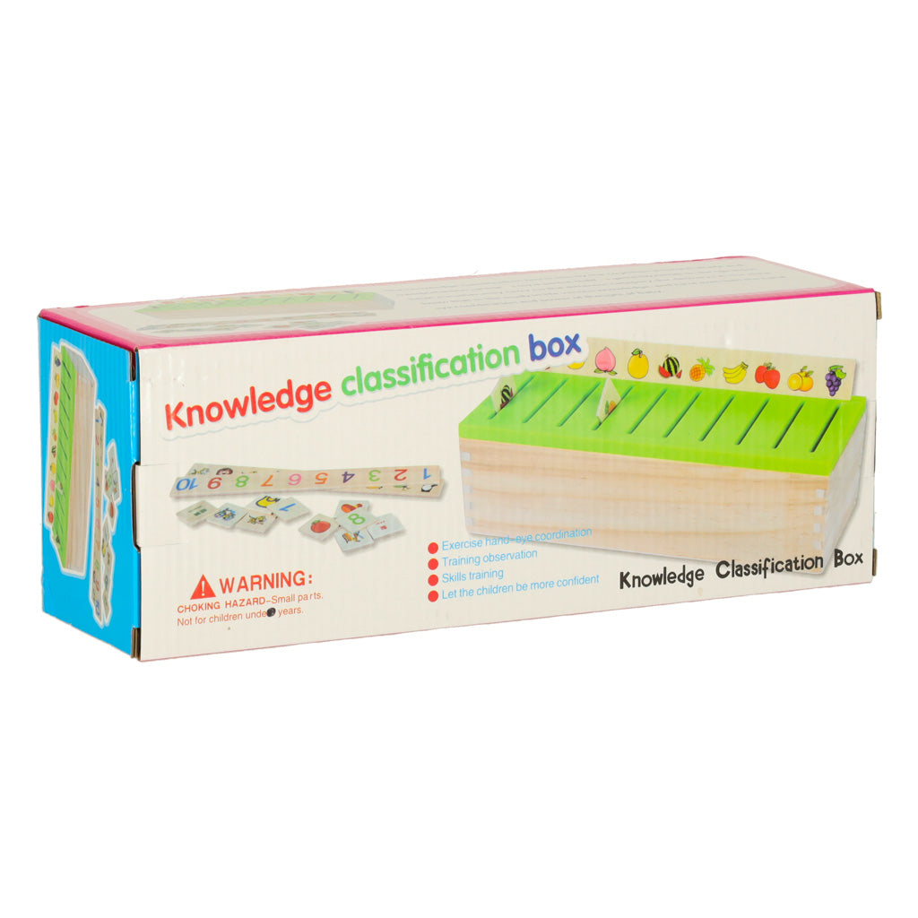 Dřevěný sorter – logická skládačka přiřazení obrázků