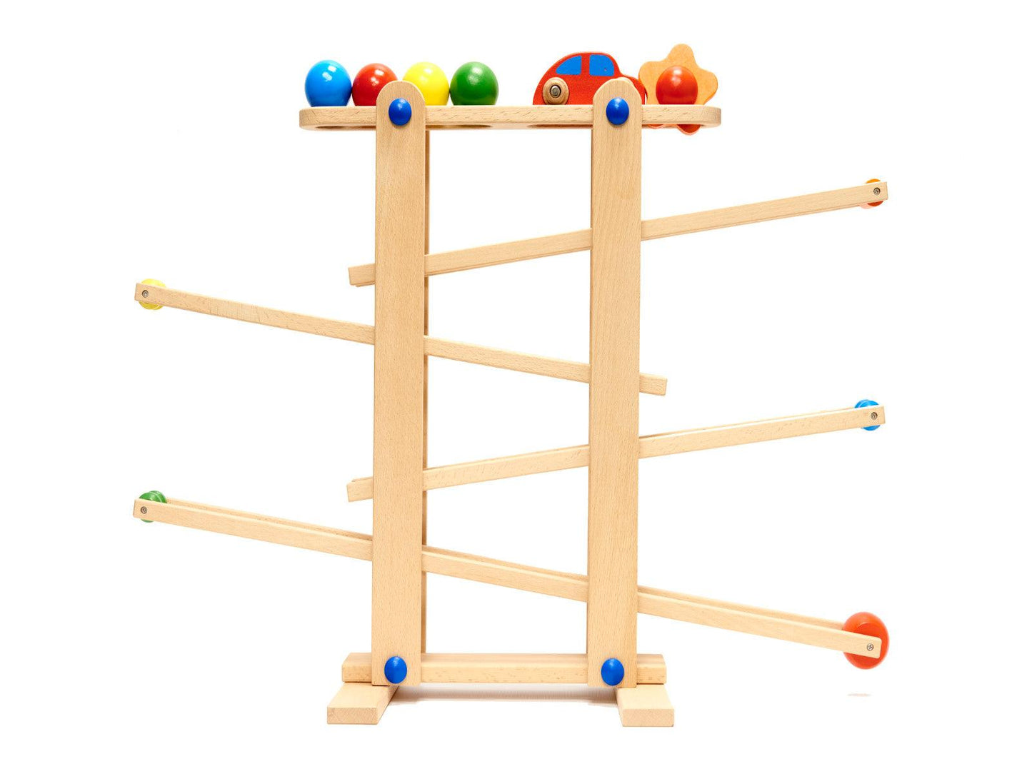 Montessori dřevěná kuličková dráha XXL