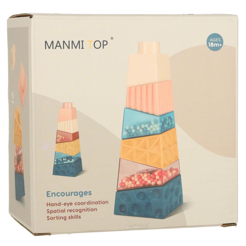 Montessori senzorická věž s kuličkami