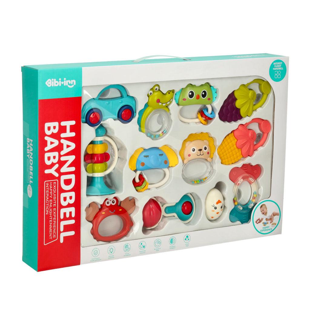 Sada 12 smyslových chrastítek