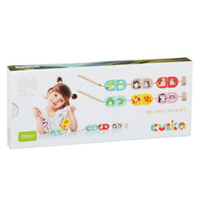 CUBIKA Naše maminky - navlékací set - 14 dřevěných dílů