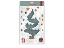 Samolepky na okno Vánoční stromeček