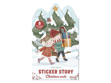 Sada se samolepkami Vánoční přání