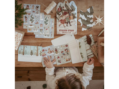 Sada se samolepkami Vánoční přání