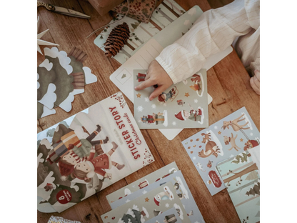 Sada se samolepkami Vánoční přání