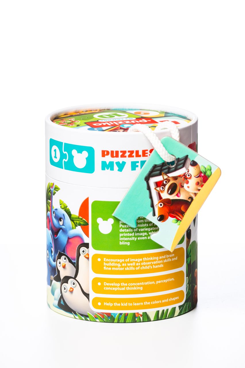 Puzzlika Naučné puzzle - Přátelé (20 dílků)