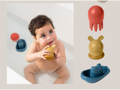 Sada hraček do koupele s osuškou