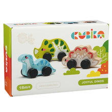 CUBIKA Veselí dinosauři - dřevěný set 3 díly