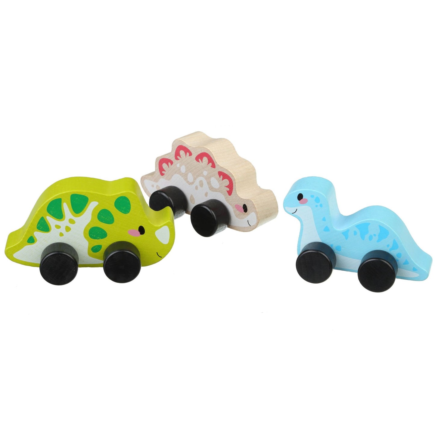 CUBIKA Veselí dinosauři - dřevěný set 3 díly