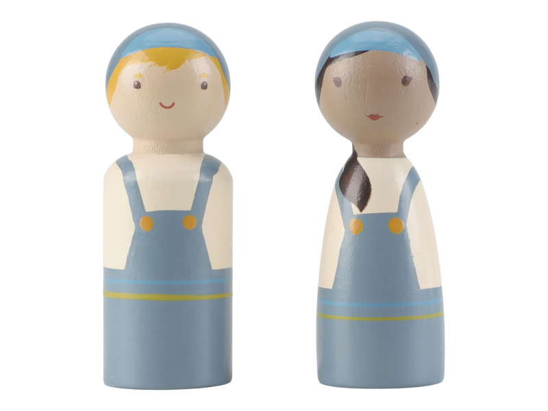 Náklaďák se sklápěčkou dřevěný