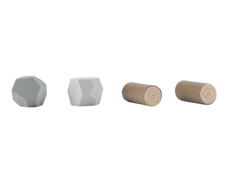 Náklaďák se sklápěčkou dřevěný