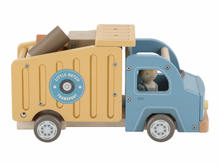 Náklaďák se sklápěčkou dřevěný