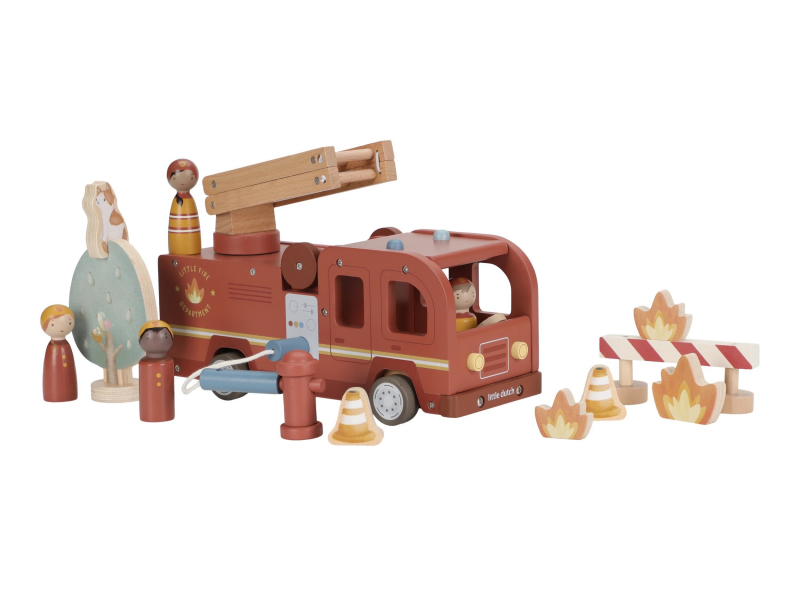 Hasičský náklaďák dřevěný