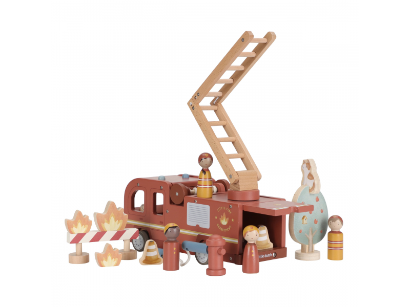 Hasičský náklaďák dřevěný