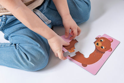 KukiKuk Véééliké puzzle Mláďata s mámou