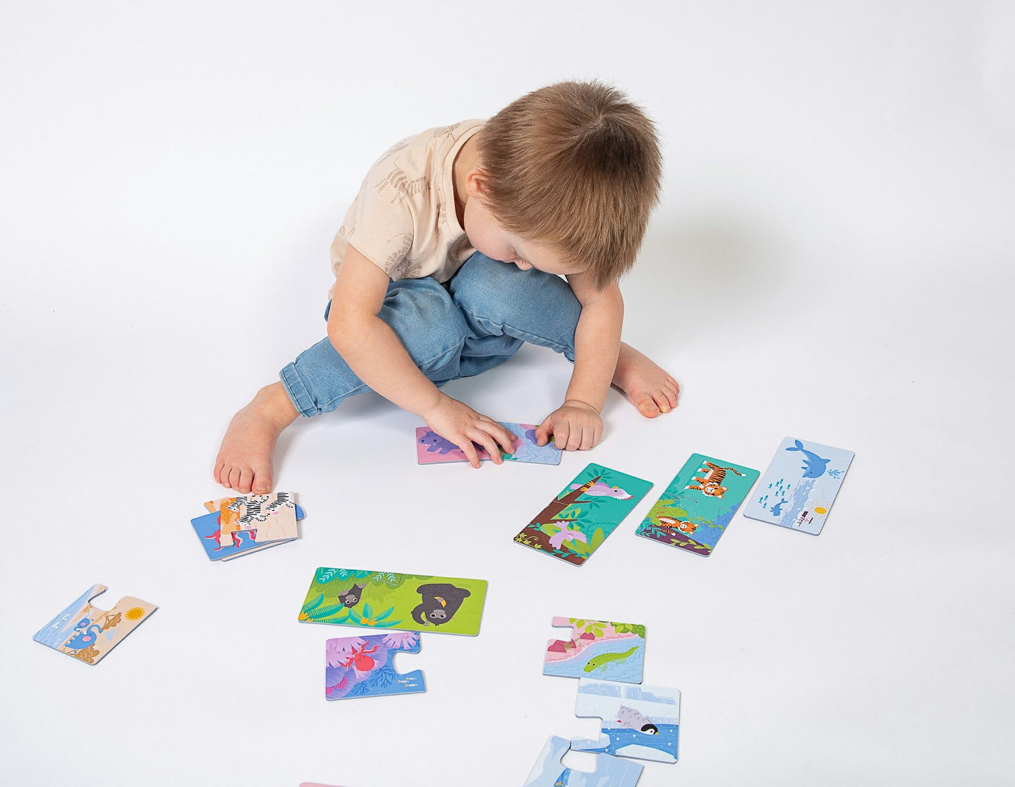 KukiKuk Véééliké puzzle duo Kde bydlí zvířátka
