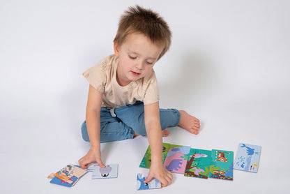 KukiKuk Véééliké puzzle duo Kde bydlí zvířátka