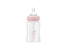 Kojenecká láhev 240ml 3m+ Hippo Dreams Pink