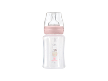 Kojenecká láhev 240ml 3m+ Hippo Dreams Pink
