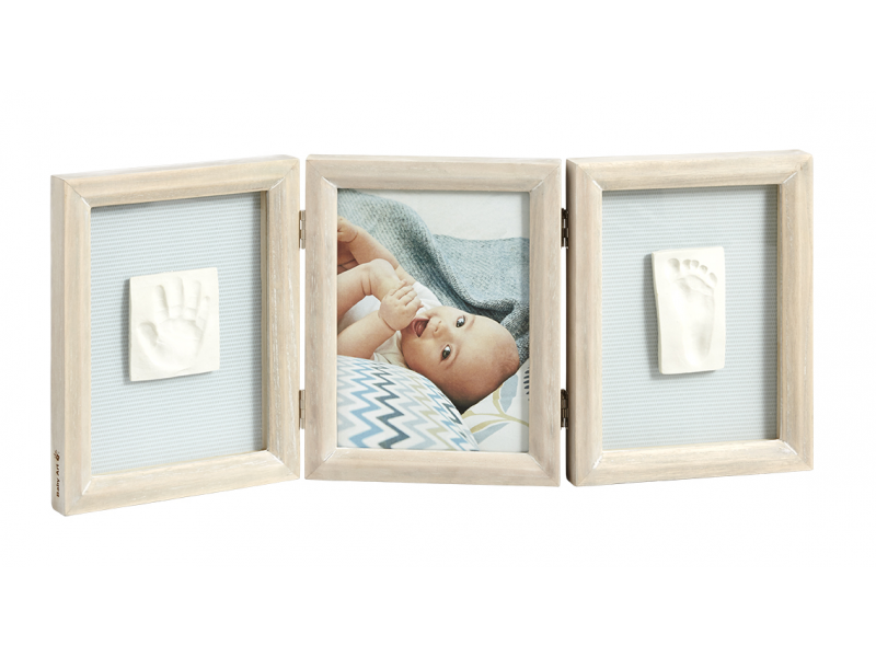 Dřevěný rámeček pro otisk My Baby Touch Double Stormy