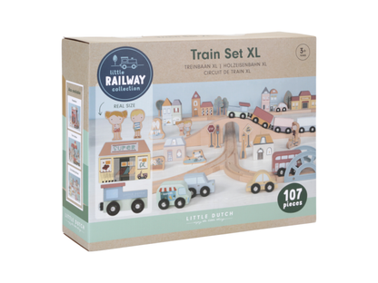 Vláčkodráha dřevěná XL Základní sada