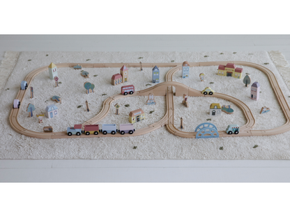 Vláčkodráha dřevěná XL Základní sada