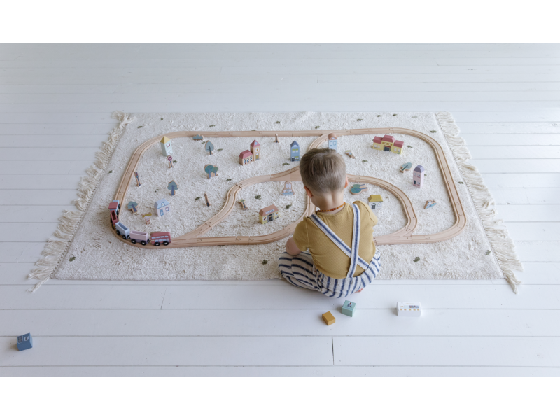 Vláčkodráha dřevěná XL Základní sada