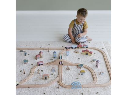 Vláčkodráha dřevěná XL Základní sada