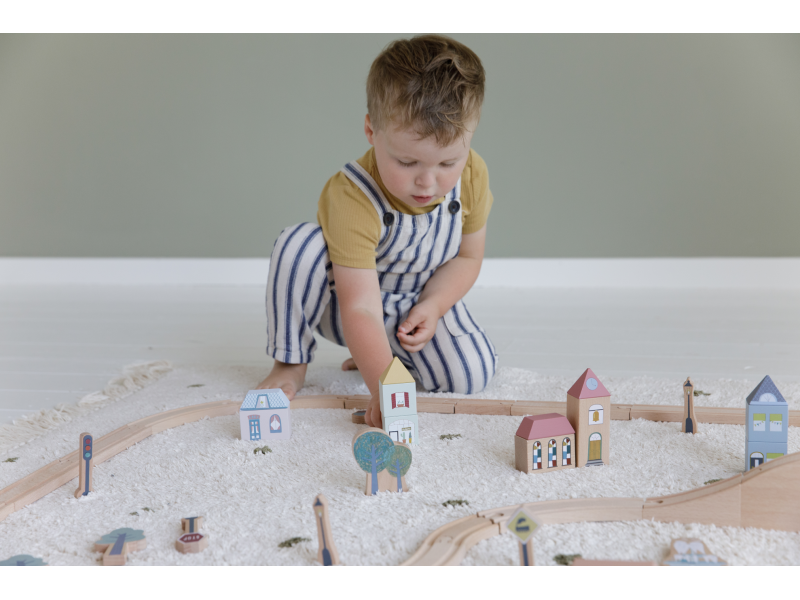 Vláčkodráha dřevěná XL Základní sada