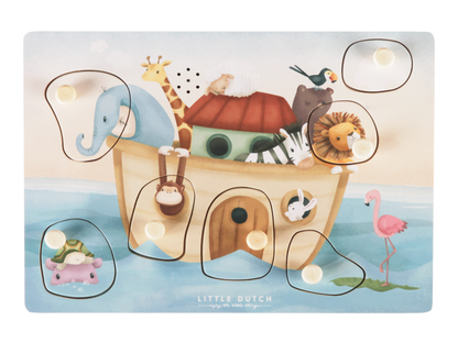 Vkládací puzzle se zvukem Noemova archa