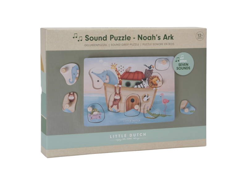 Vkládací puzzle se zvukem Noemova archa