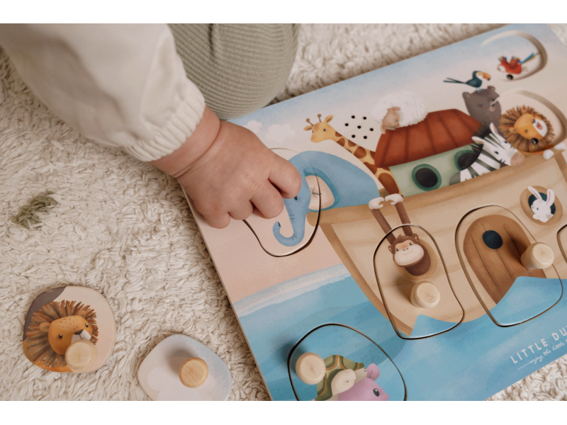 Vkládací puzzle se zvukem Noemova archa