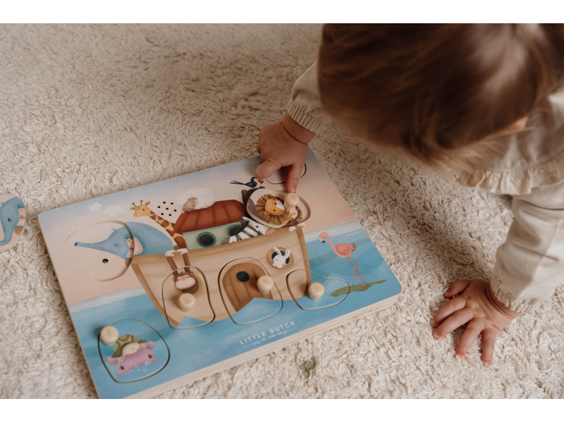Vkládací puzzle se zvukem Noemova archa