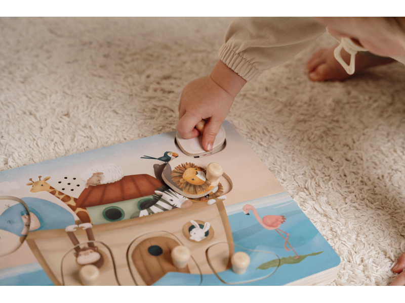 Vkládací puzzle se zvukem Noemova archa